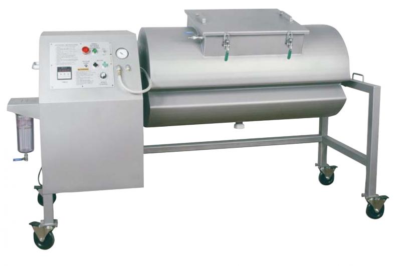 Biro Vacuum Marinating Tumbler with 500-lb Capacity and Stainless Steel Drums 1 Biro Vacuum Marinating Tumbler with 500-lb Capacity and Stainless Steel Drums